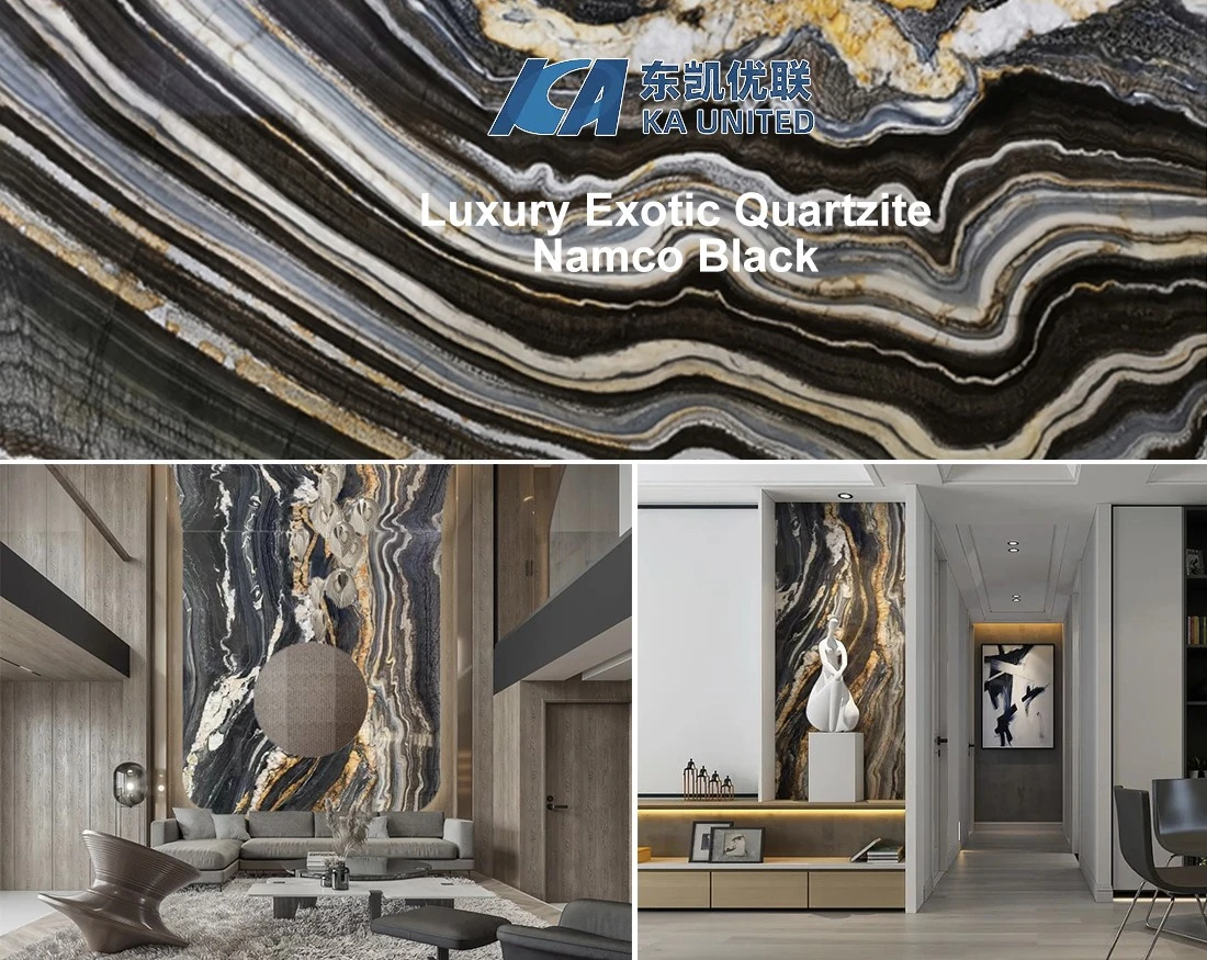 Luxurious Wall Panels Project with Namco Quartzite Luxurious Wall Panels Project with Namco Quartzite
