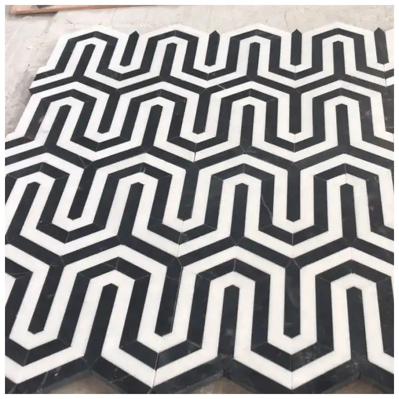 Thassos White Marble Berlinetta Mosaic Tile Thassos White Marble Berlinetta Mosaic Tile