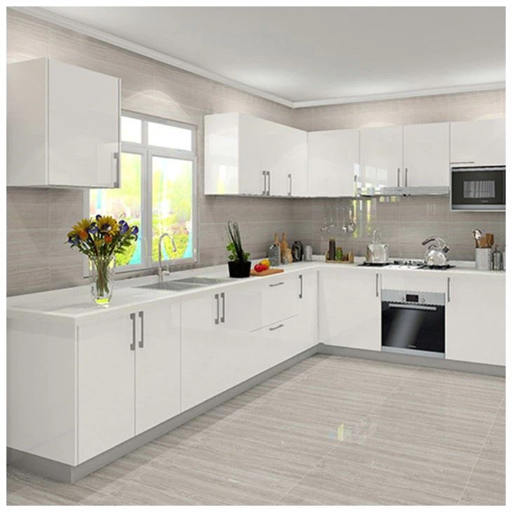 Mobili da cucina laccati bianchi lucidi