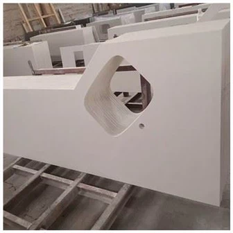 Controsoffitti in quarzo bianco puro