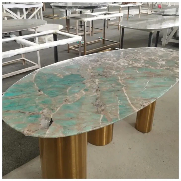 Amazonite Green Quartzite Tables