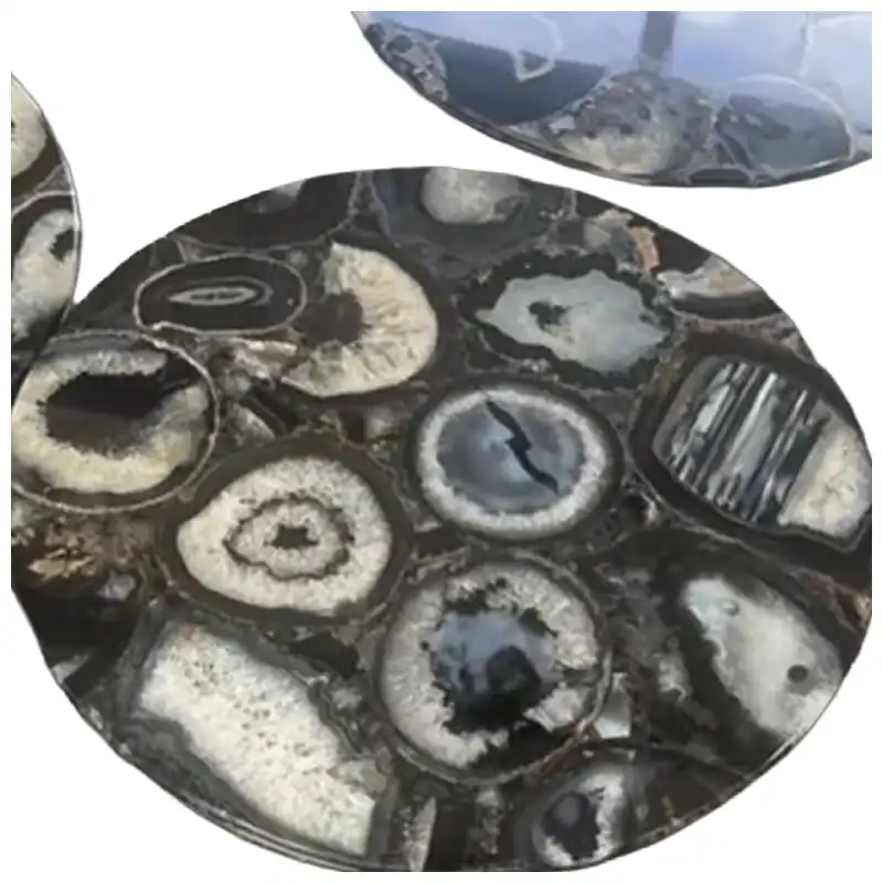 Tavolini da caffè in agata nera