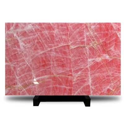 Lastre di onice rosa ghiaccio