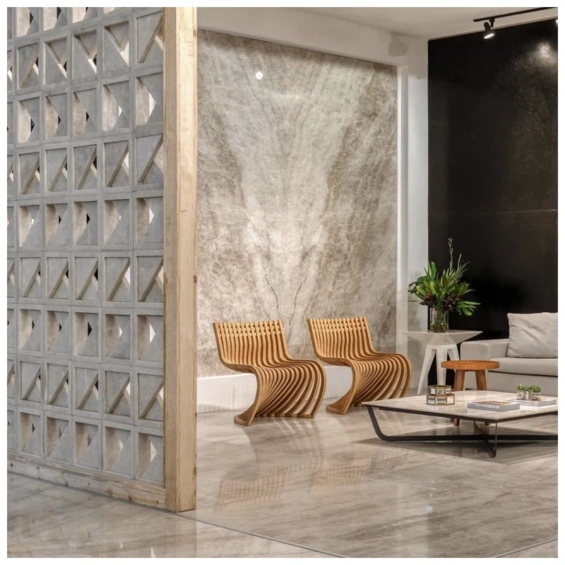 Pavimento E Rivestimento Con Quarzite Perla Venata