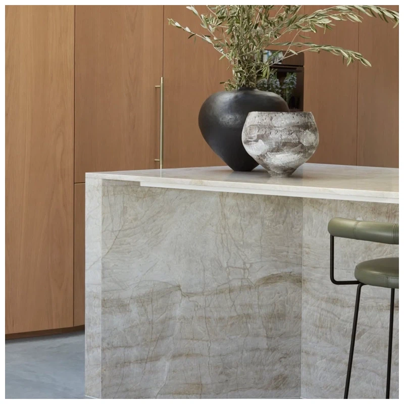 L'eleganza della pietra di lusso champagne quarzite