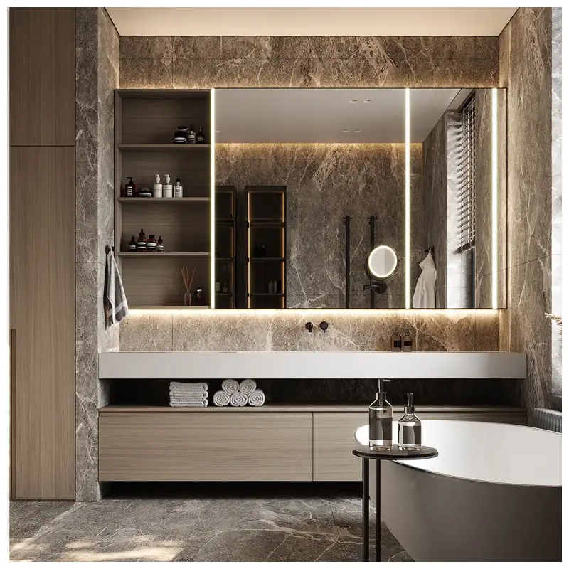 Hotel Bathroom Vanity Cabinets Designs for Commercial Buildings Hotel Bathroom Vanity Cabinets Designs for Commercial Buildings