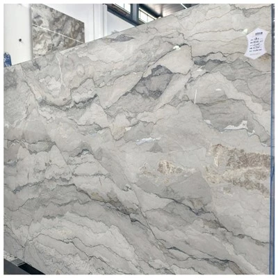 Lastra di marmo bianco mimetico